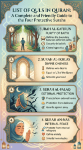List of Quls in Quran: A Complete and Friendly Guide to the Four Protective Surahs